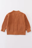 Khaki pocket cardigan sweater