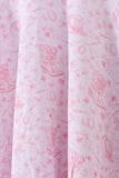 Premium pink boots bamboo dress