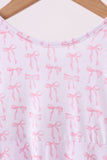 Premium tiny bow delight bamboo dress