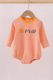 Premium Orange Tennessee puppy football stripe bubble