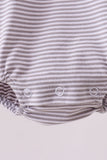 Premium Maroon Alabama elephant embroidery stripe bubble