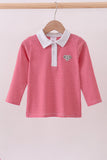 Premium Red Tennessee stripe elephant embroidery button down shirt