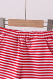 Premium Red&white stripe shorts