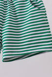 Premium Green&white stripe shorts