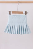 Sky pleated skort