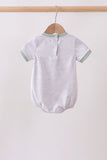 Green vehicle embroidery stripe bubble