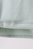 Green vehicle embroidery top