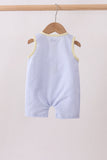 Blue seersucker pocket jonjon