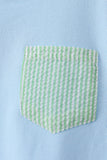 Colorblock pocket shorts set
