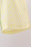 Colorblock pocket shorts set