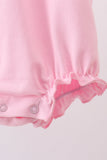Pink Floral Embroidery Bubble