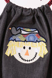 Charcoal Scarecrow Embroidery Bubble