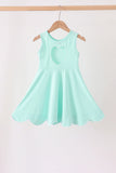 Mint Scalloped Dress