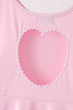 Pink Scalloped Dress