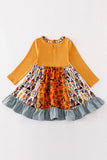 Platinum Yellow halloween twirl dress