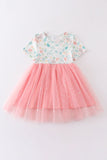 Easter sequin tulle dress