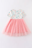 Easter sequin tulle dress