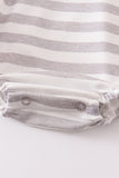 Patriotic popsicle applique stripe girl bubble