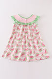 Watermelon embroidery dress