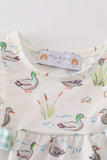 Sage Mallard Floral Bubble