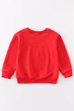 Red georgia bulldog sequin sweatshirt mom & me