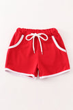Red boy shorts