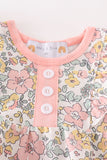 Floral print girl bubble