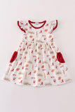 Maroon roll tide football dress