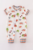Auburn football tiger boy romper