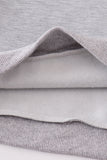 Grey god is good embroidery mom&me fleece sweatshirt