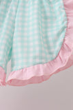 Pink Strawberry Applique Knit Set