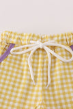 Purple gold LSU geaux tiger sequin set