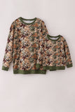 Camo leave dad&me sweatshirt