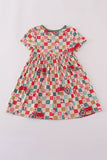 Checkered bamboo dress