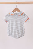 Orange Tennessee embroidery stripe bubble
