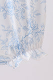 Blue Whale Embroidered Bubble