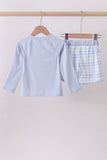 Blue Whale Applique 2pc Swimsuit