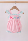 Pink Bow French Knot Bow Bubble