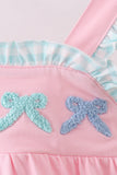 Pink Bow French Knot Bow Bubble