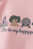 Happy Place Embroidered Bubble