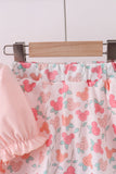 Happy Place Embroidered Skorts Set