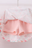 Happy Place Embroidered Skorts Set