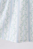 Blue character applique ruffle dress