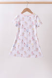 Pink all day adventure bamboo dress