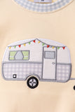 Khaki camper applique bubble