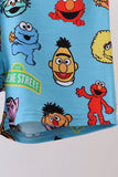 Blue character bamboo pajama set