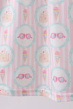 Castle ice cream smocked ruffle dress