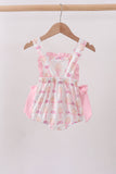 Pink bow castle ruffle bubble