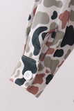 Camo Duck Embroidered Button Down Shirt