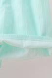 Green Marine Embroidered Jacquard Set